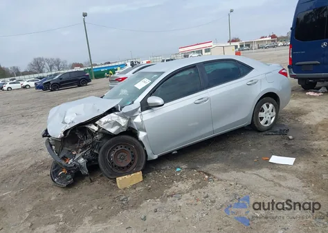 2015 Toyota Corolla L z USA, uszkodzony, nr VIN 2T1BURHE8FC405717